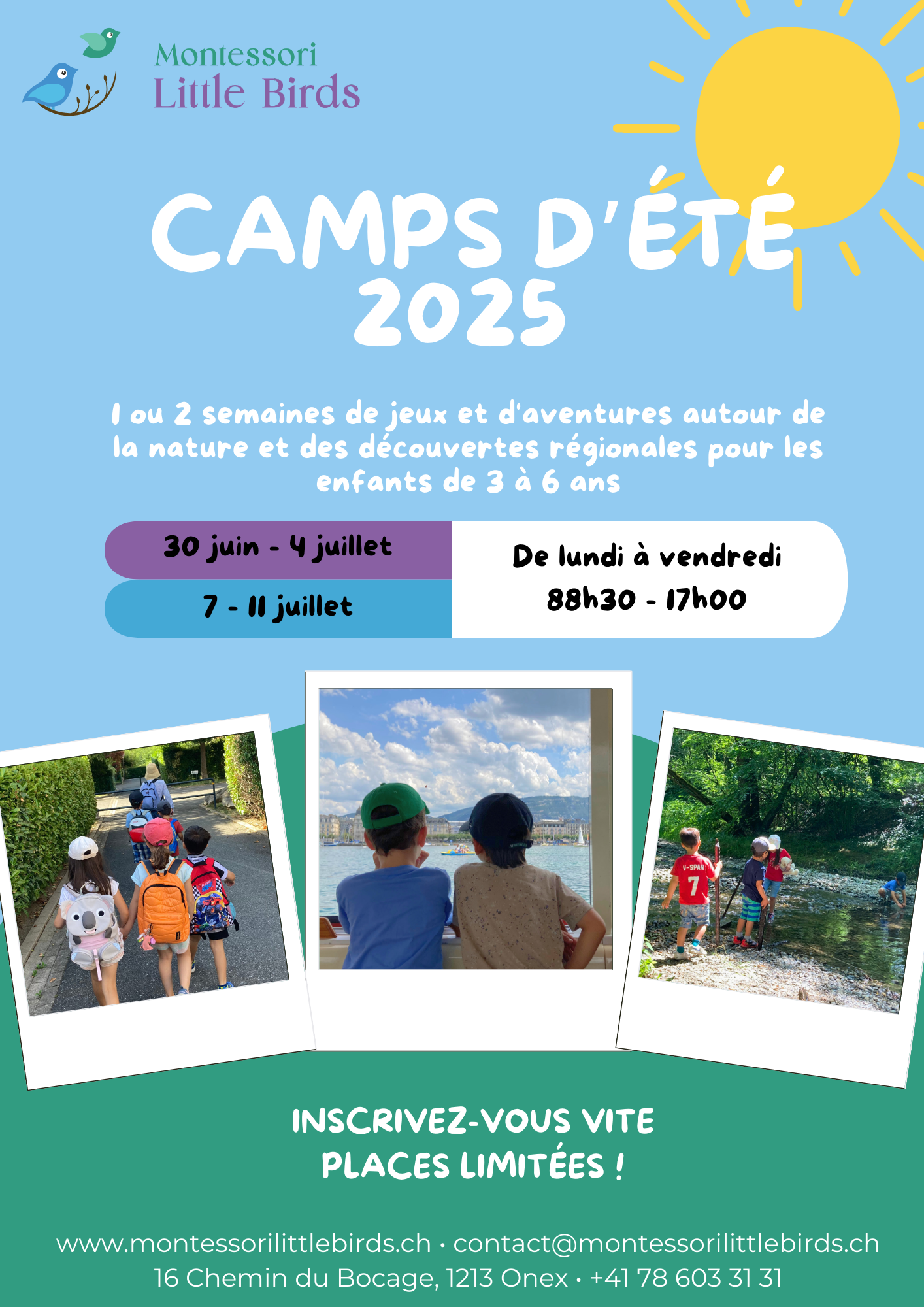 Summer Camps from June 30 to July 11