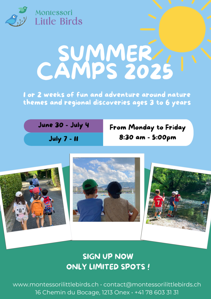 Summer Camps for 3 to 6 year olds, from June 30 to July 11
