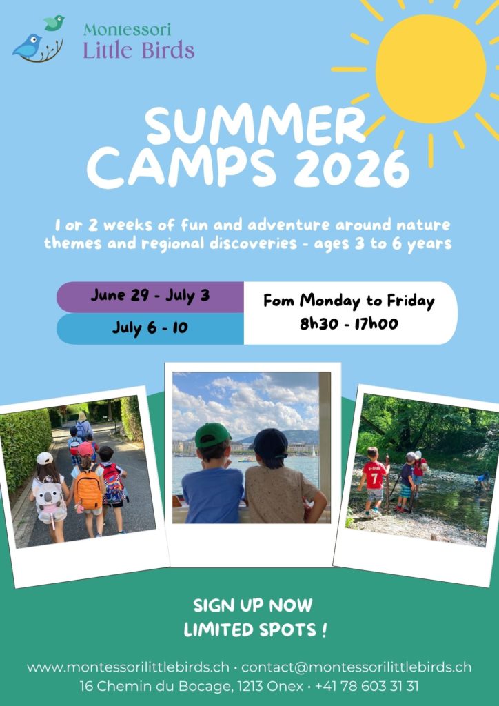 Summer camps for 3 to 6 years old, from June 29 to July 10